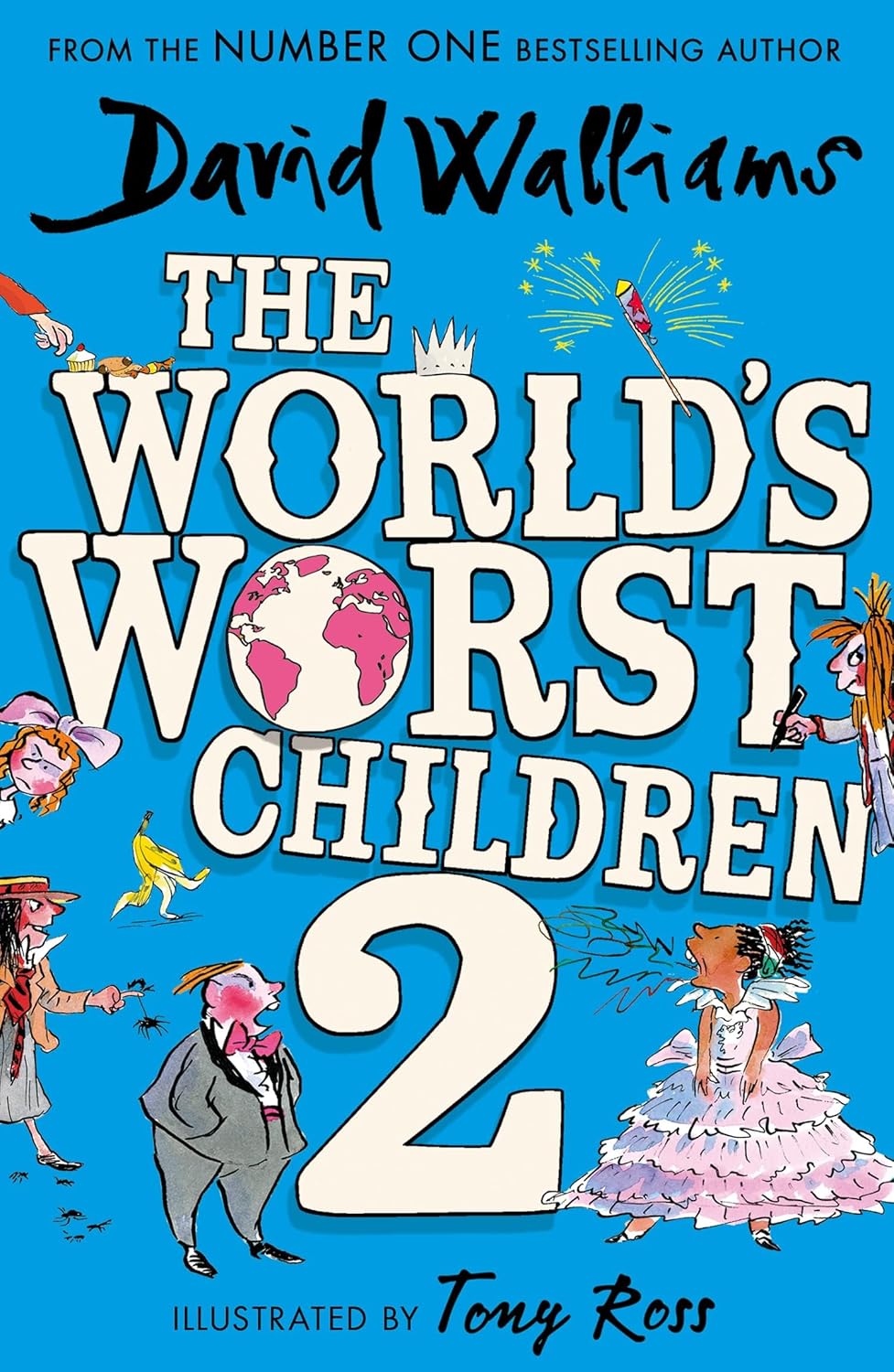 The World's Worst Children paperback book cover by David Walliams, ages 7-9