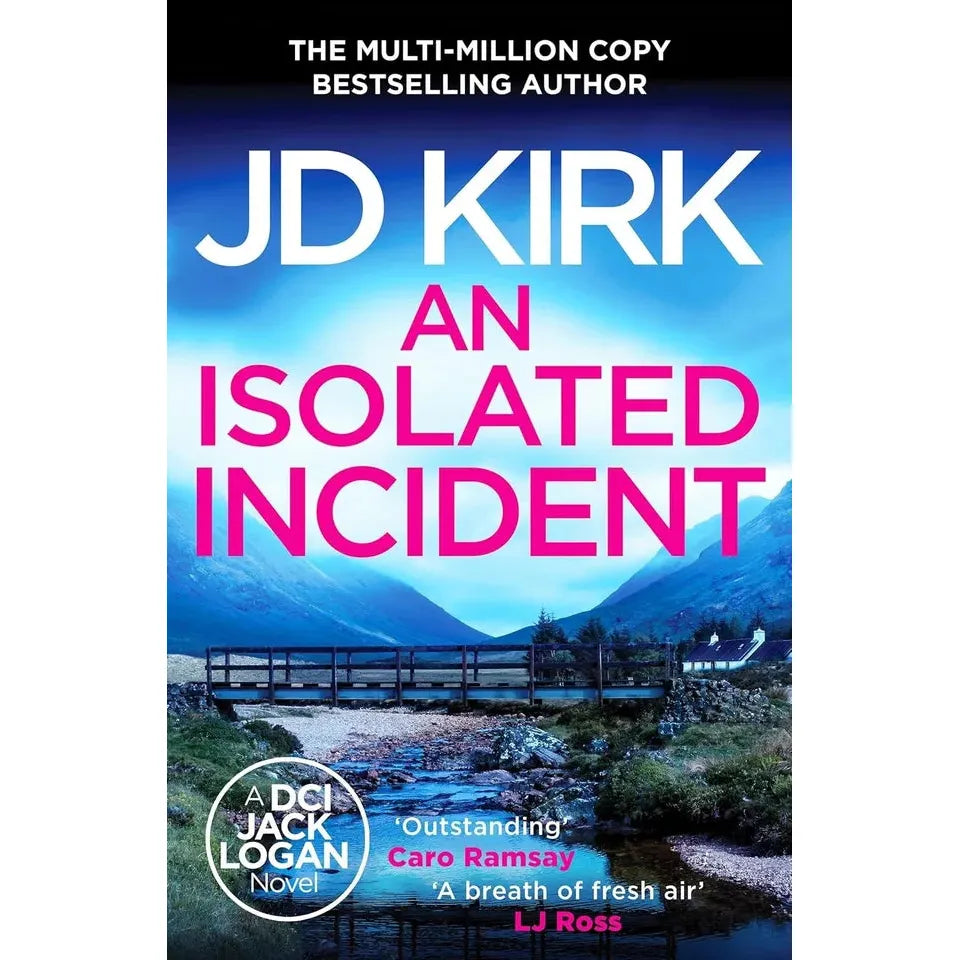DCI Logan Crime Thrillers 10-12 by JD Kirk 3 book paperback set - gift for Scottish crime fiction fans