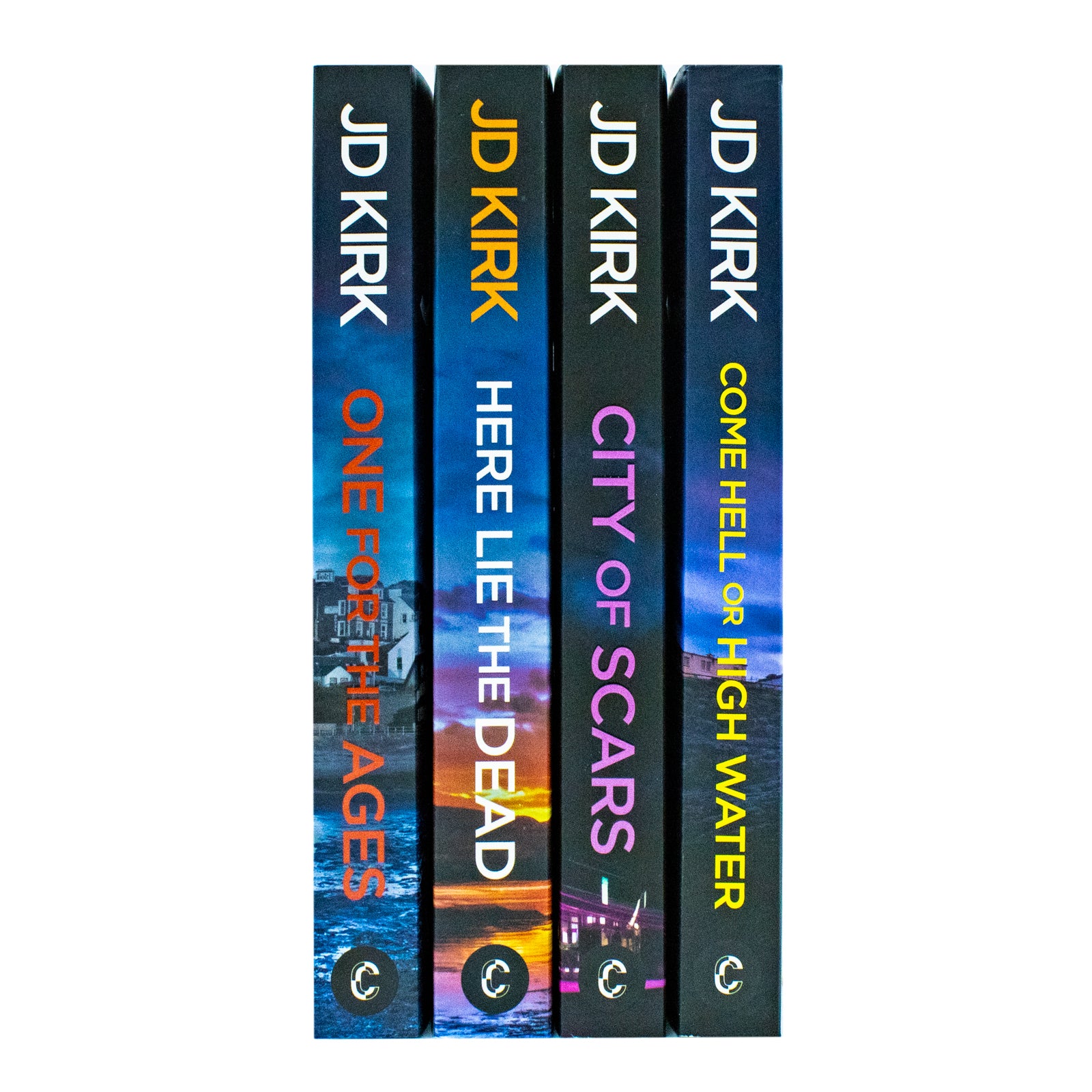 DCI Logan Crime Thrillers 4 book set - Come Hell or High Water, City of Scars, Here Lie the Dead, One For the Ages