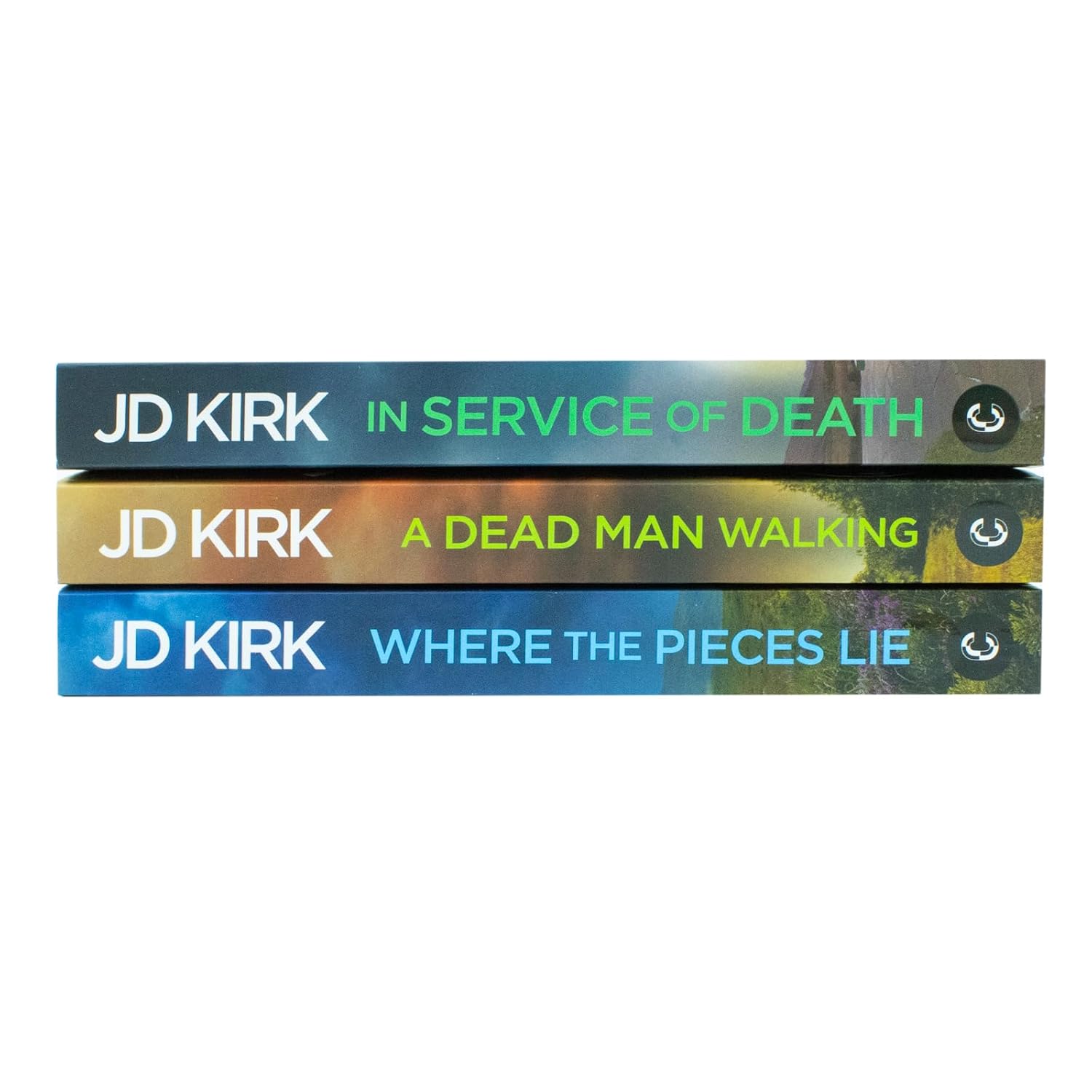 Back cover detail of the DCI Logan Crime Thrillers 3 Book Set paperback collection by JD Kirk