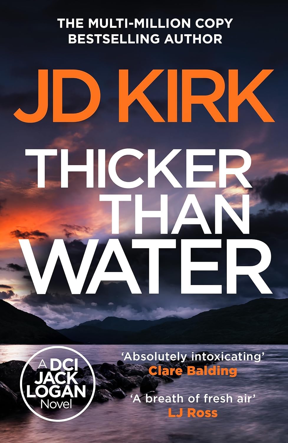 Thicker than Water by JD Kirk - DCI Logan Crime Thrillers Book 2 - Paperback