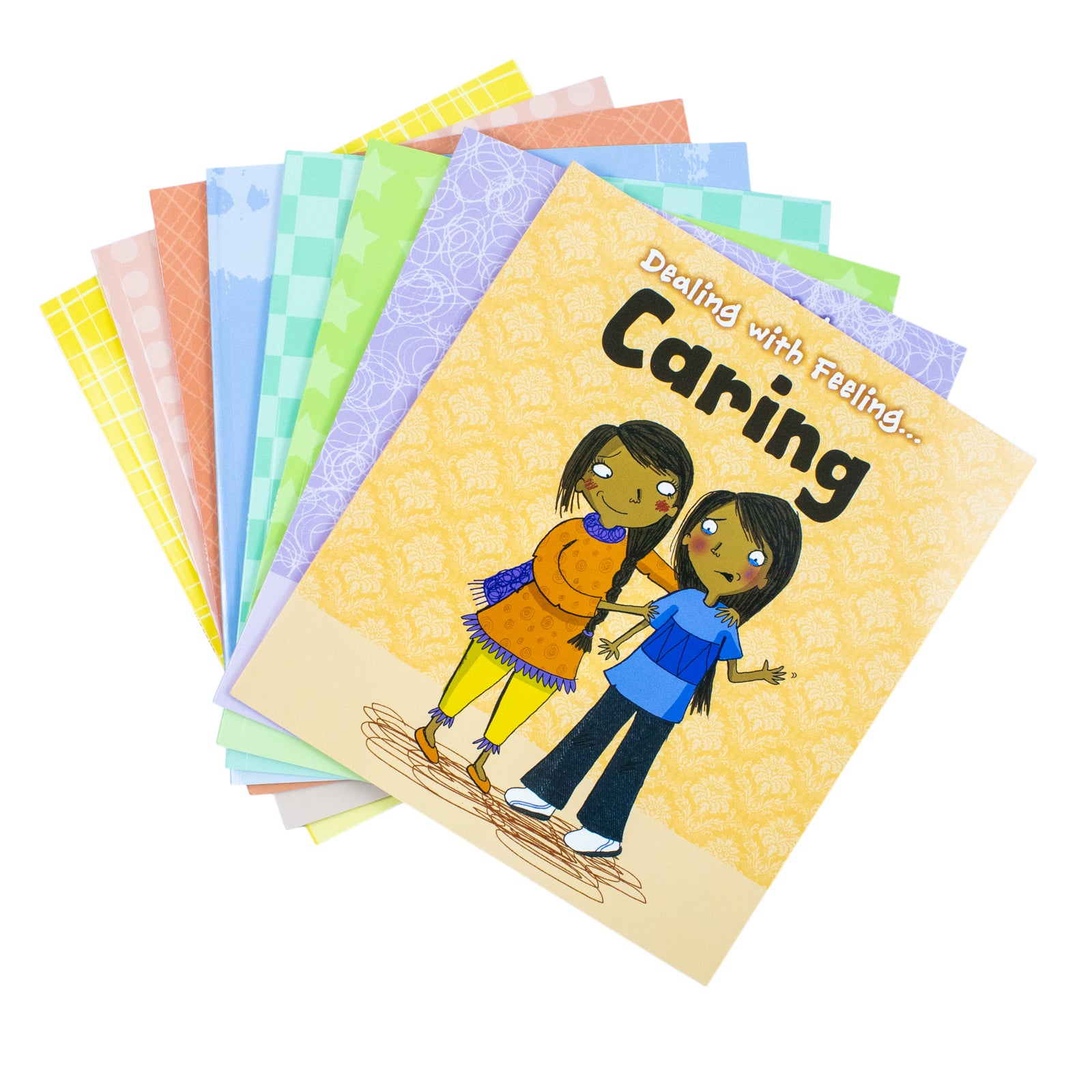 Dealing With Feeling series 8 books collection set by Isabel Thomas - Angry, Caring, Happy, Jealous, Proud, Sad, Shy, Worried - paperback ages 5-7