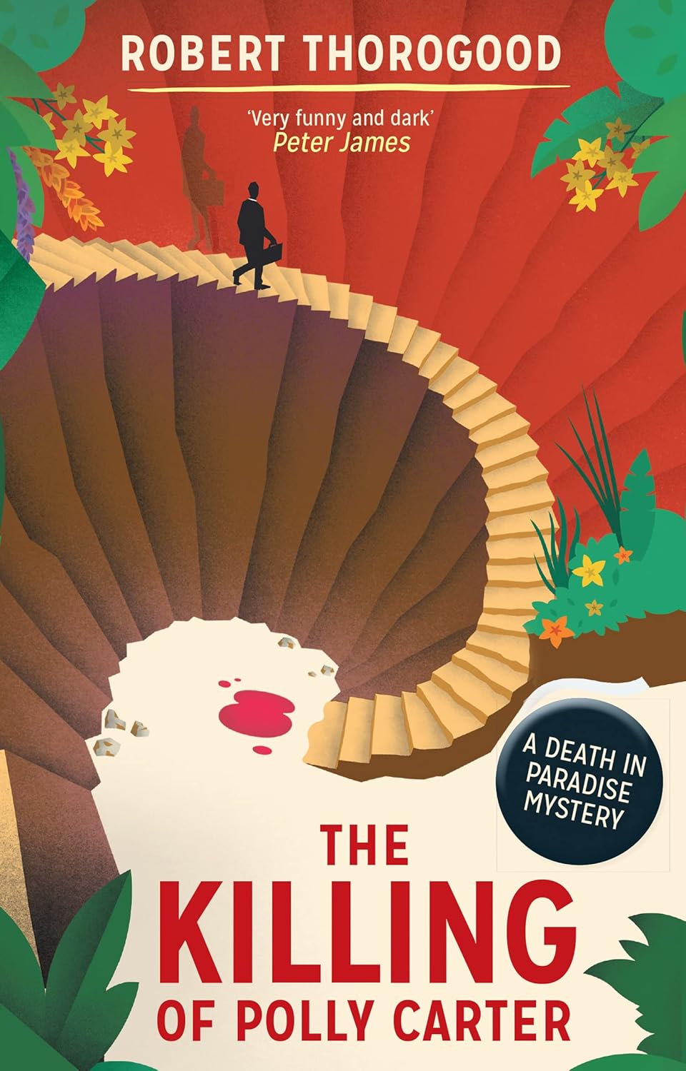 A Meditation on Murder paperback book cover - Death in Paradise Mystery by Robert Thorogood