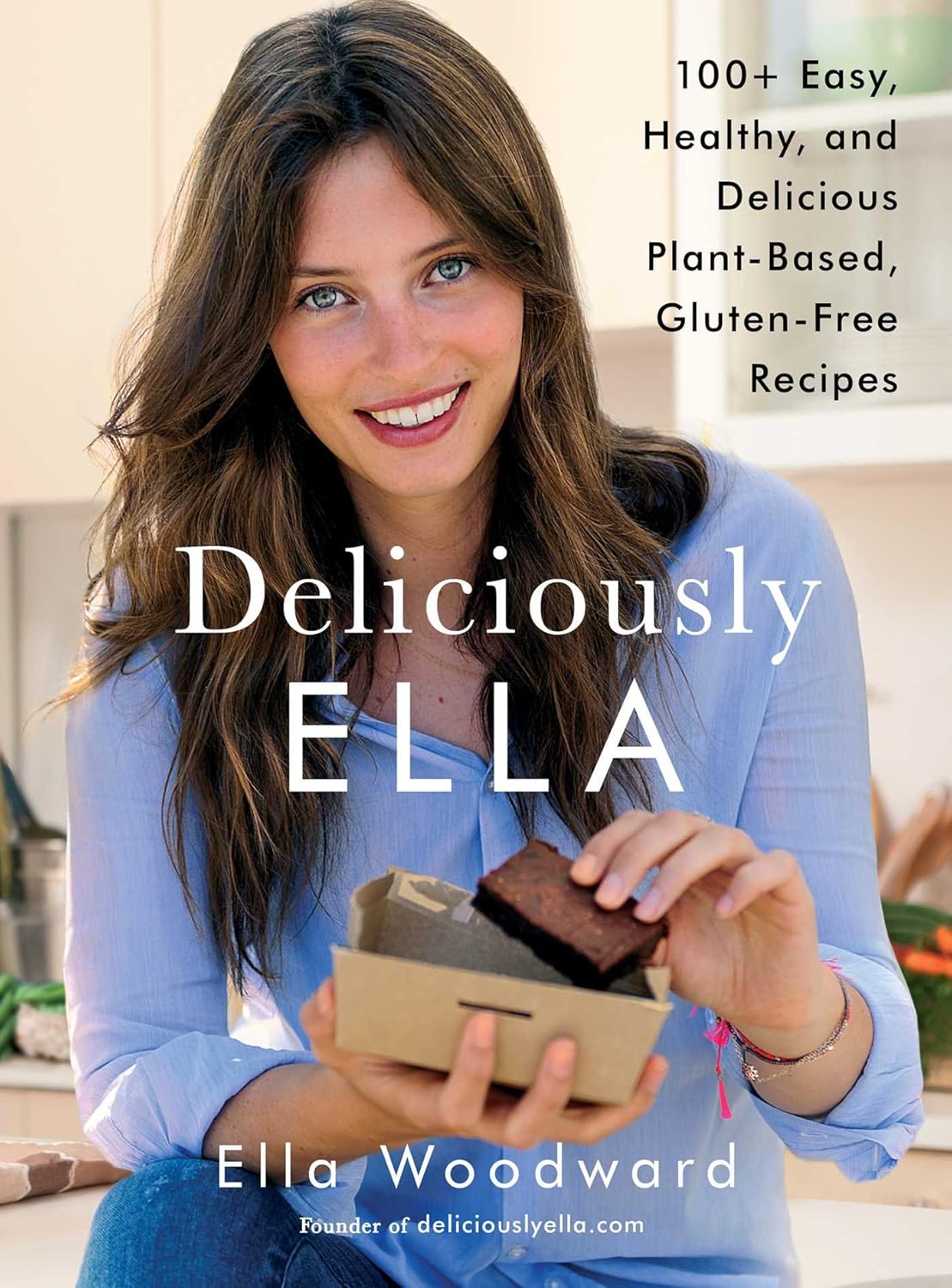 Deliciously Ella by Ella Woodward - 100+ Easy Plant-Based Gluten-Free Recipes hardback cookbook cover