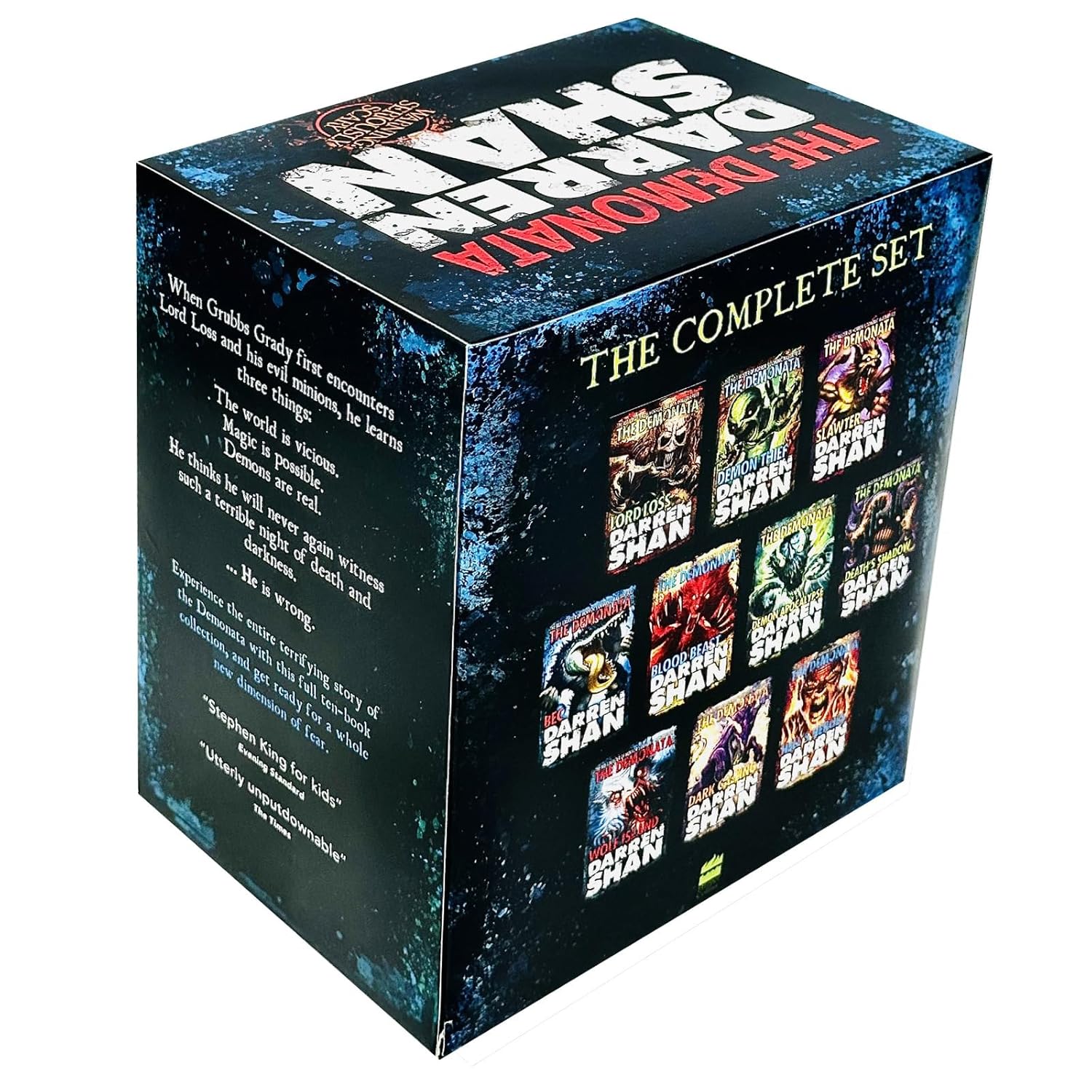 Complete Demonata 10 book paperback set by Darren Shan - Young Adult horror collection, ages 9-14