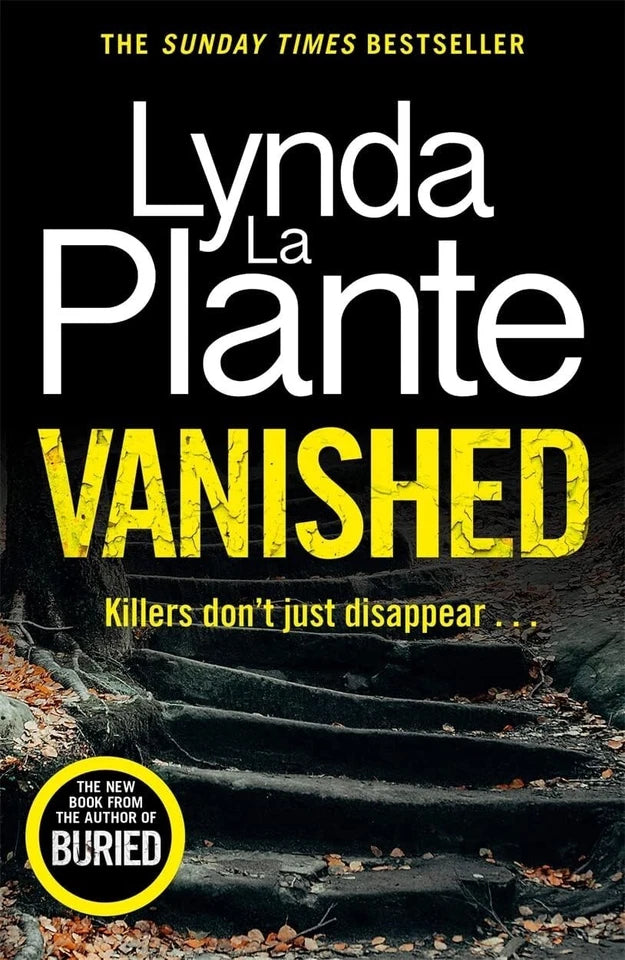 Close-up of Judas Horse and Pure Evil paperback covers from the Detective Jack Warr series by Lynda La Plante