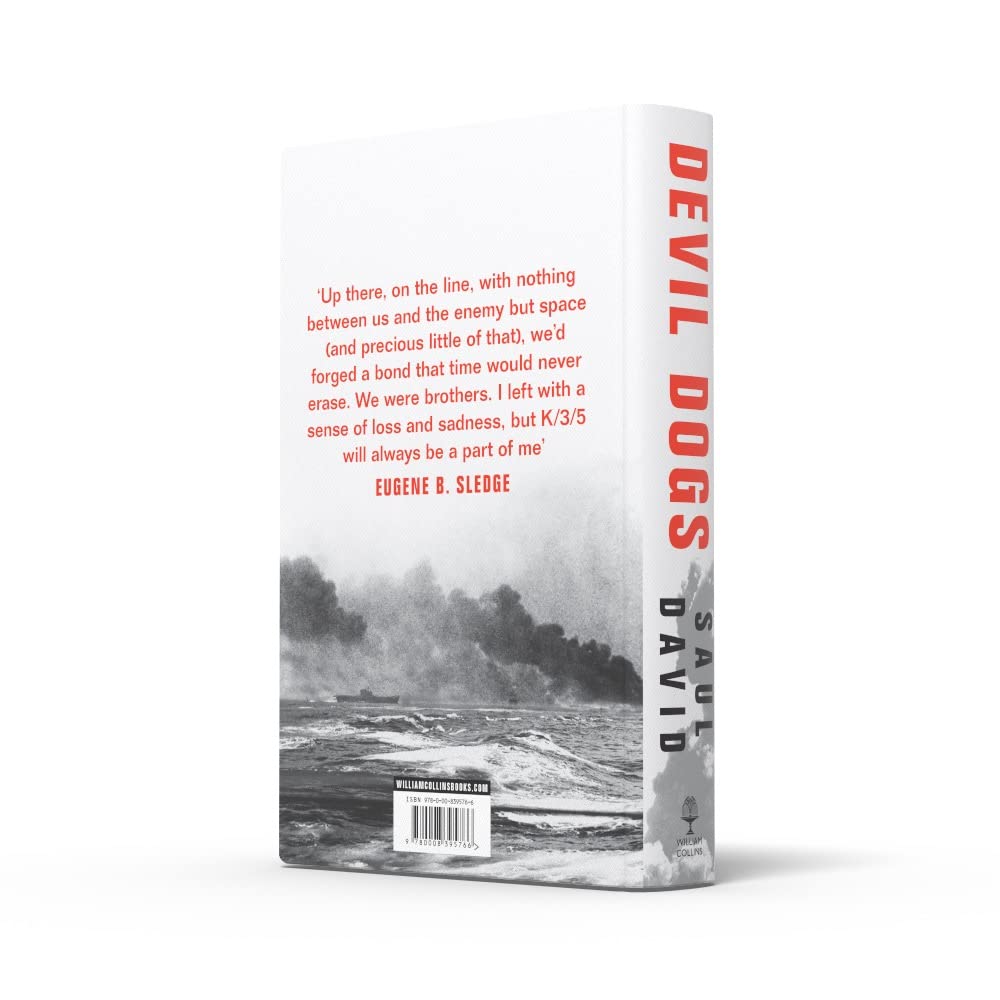 Devil Dogs by Saul David paperback spine - WWII military history book