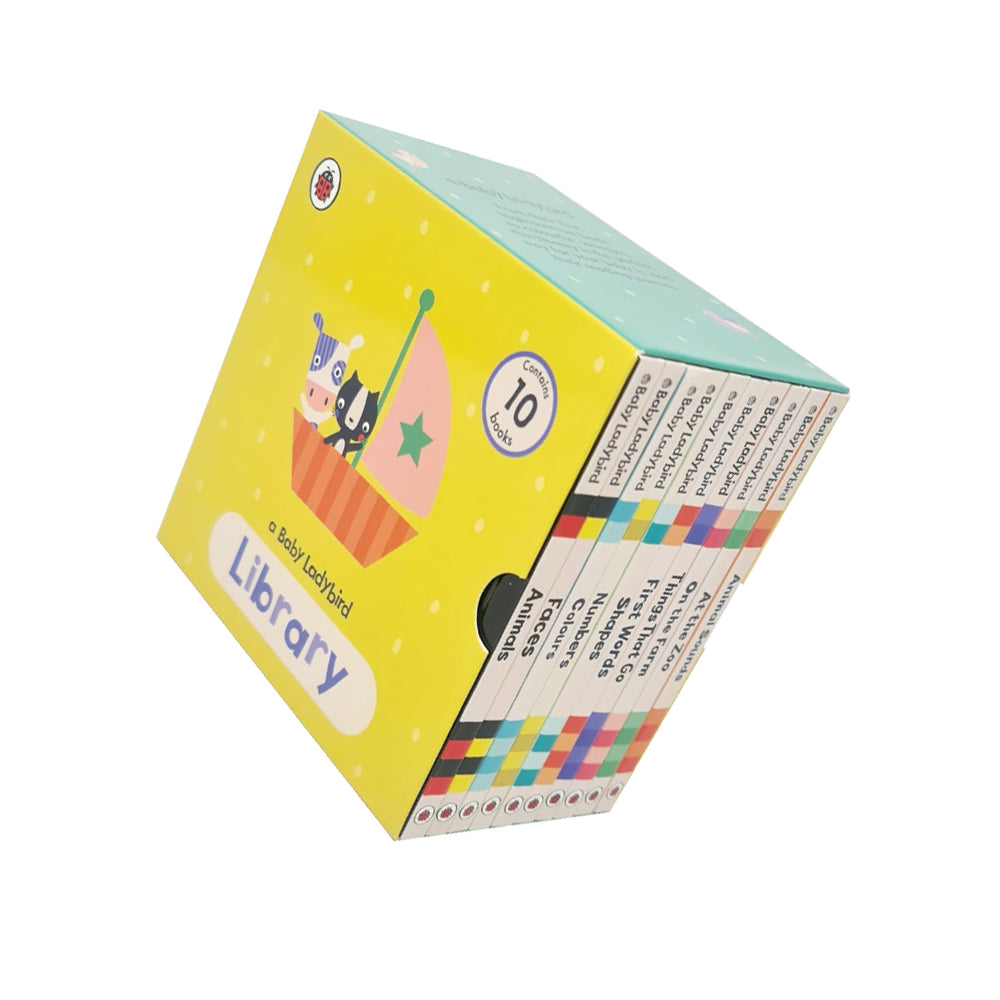 A Baby Ladybird Library 10 Books Collection Set Animals, Faces, Colours Pack Board Book - Lets Buy Books
