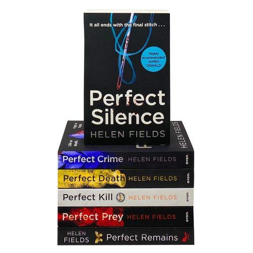 DI Callanach thriller series paperback books by Helen Fields - complete 6 book set spines