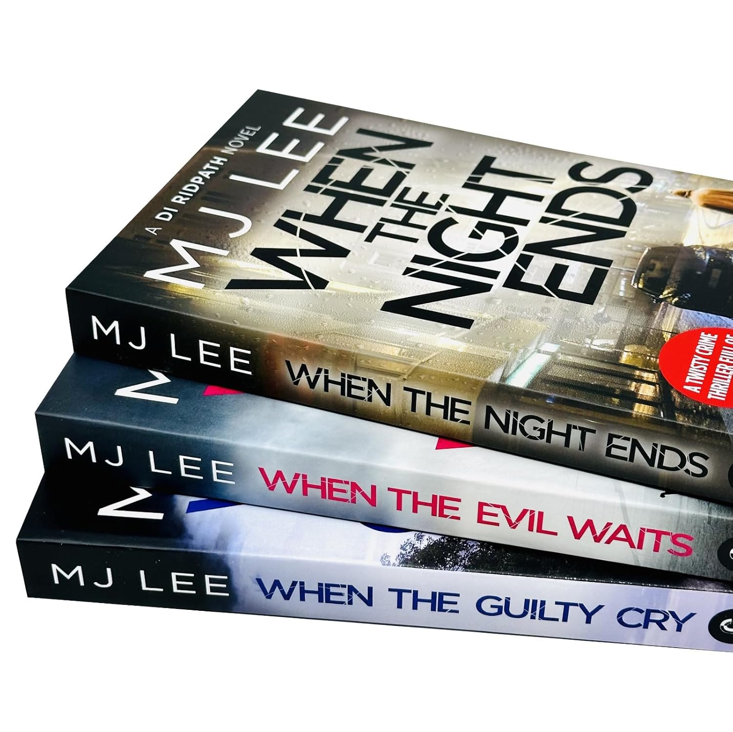 Back cover of DI Ridpath Crime Thriller 6-8 3 Book Set paperback by M J Lee, Canelo Crime police procedural series