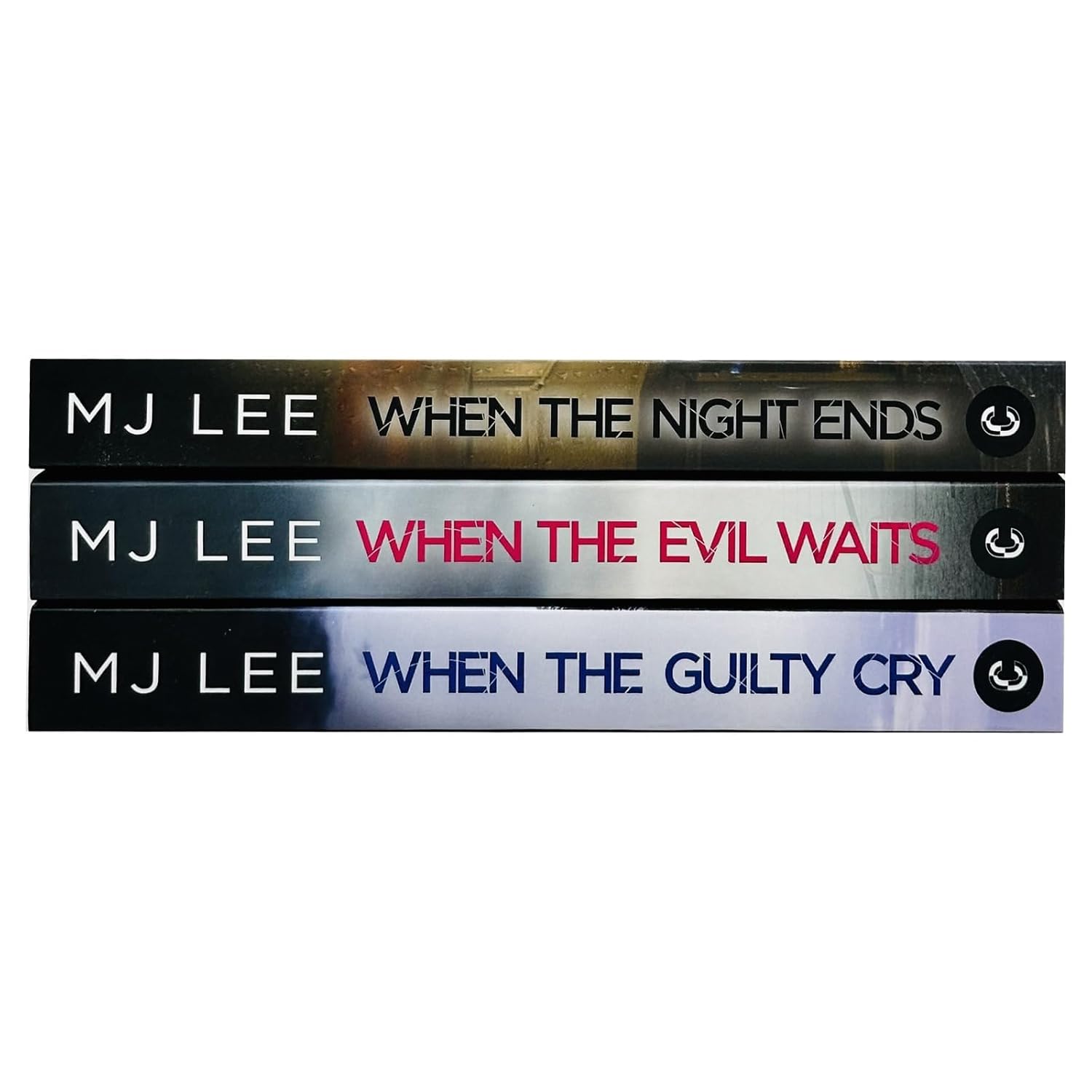 Spines of the DI Ridpath Crime Thriller 6-8 3 Book Set paperback collection by M J Lee