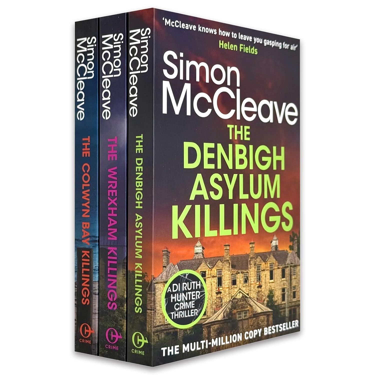 The Denbigh Asylum Killings by Simon McCleave, DI Ruth Hunter Book 15, paperback crime thriller cover