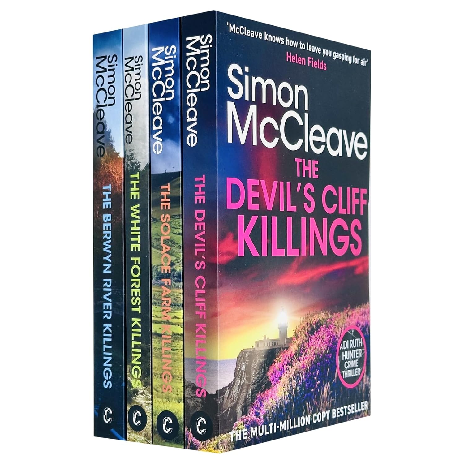 DI Ruth Hunter Series Books 4-7 by Simon McCleave 4 Book Paperback Set cover