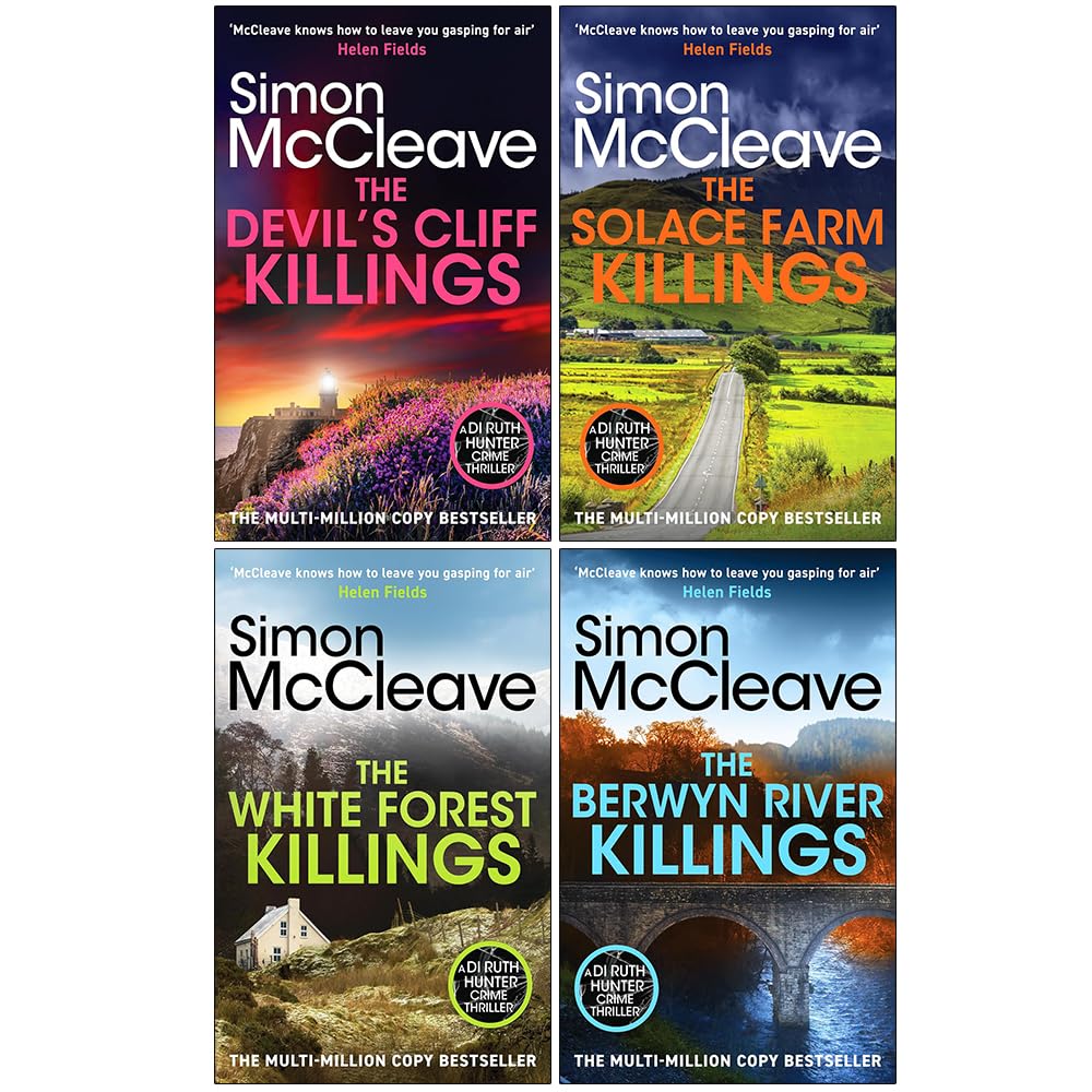 The Devil's Cliffs Killings paperback cover by Simon McCleave, DI Ruth Hunter series