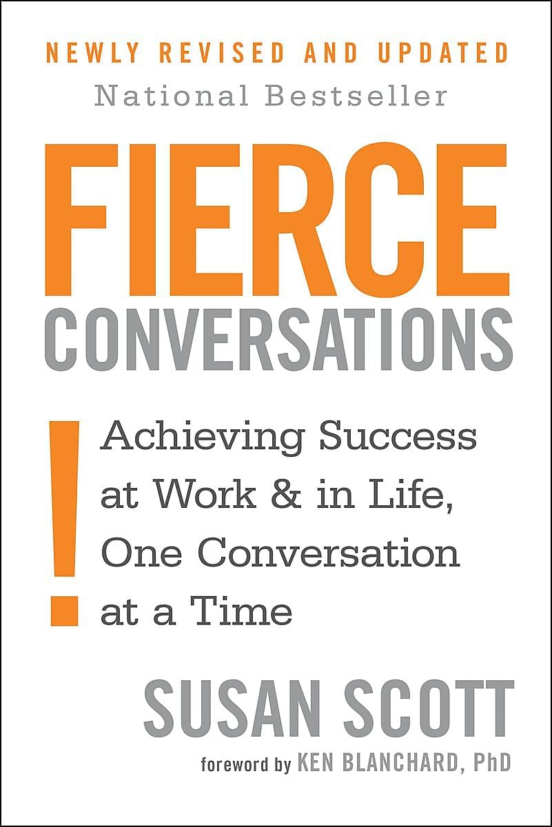 Stacked view of The Diary of a CEO, That Will Never Work and Fierce Conversations paperback book set