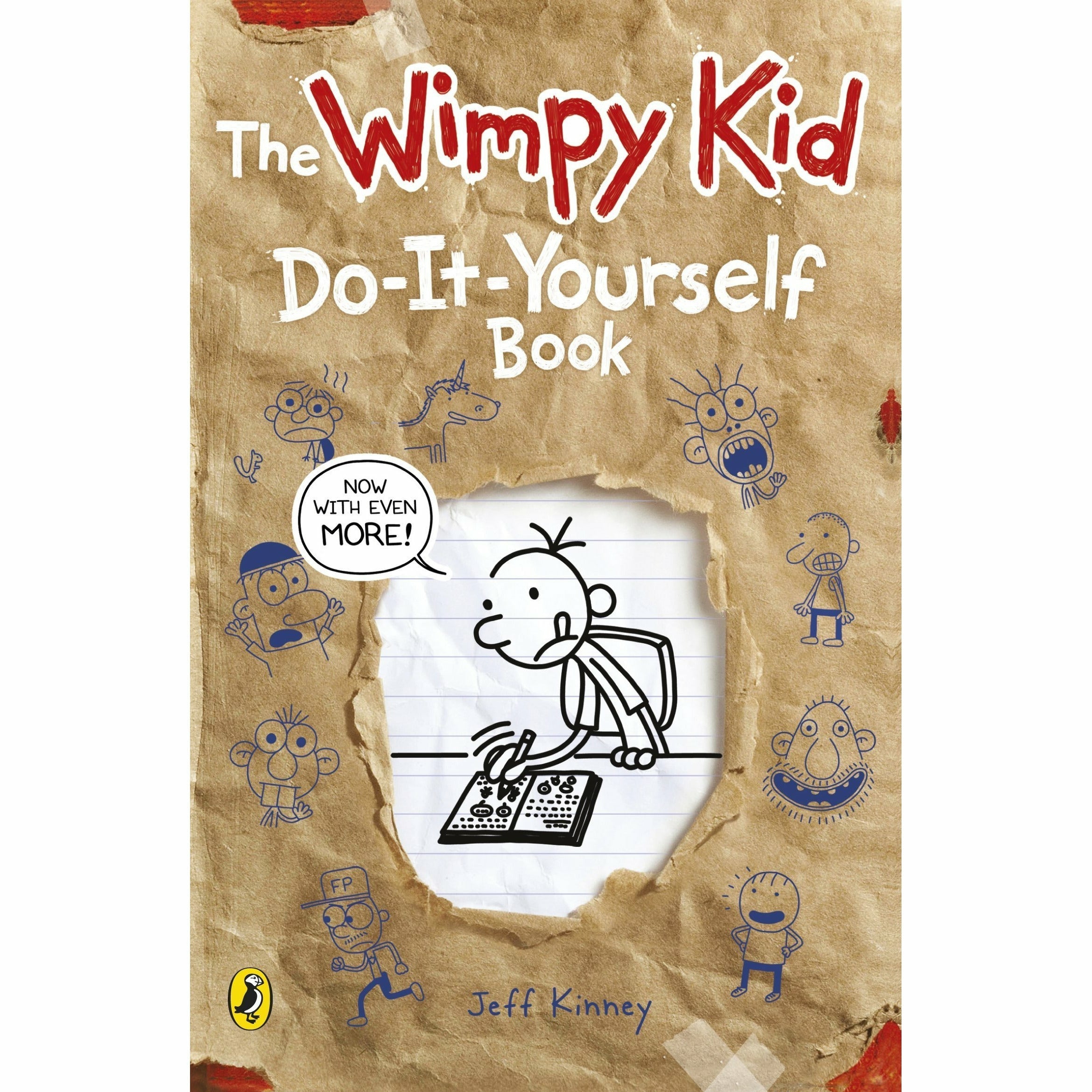 Back cover detail of Diary of a Wimpy Kid The Getaway and Do-It-Yourself Book paperback 2 book set