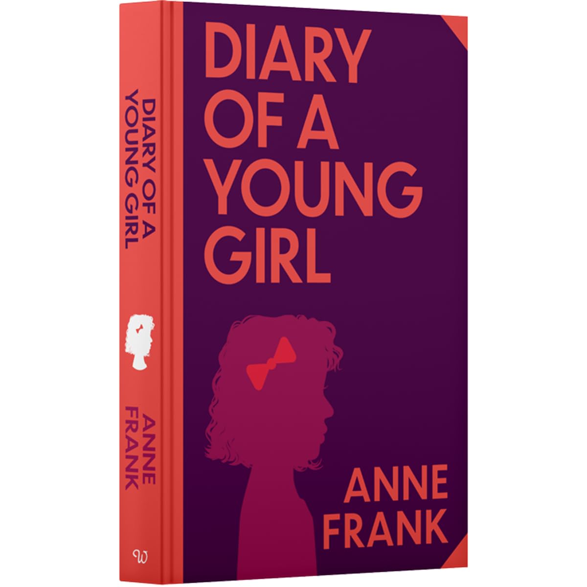 The Diary of a Young Girl by Anne Frank - Wilco Classics sprayed edge hardback back cover