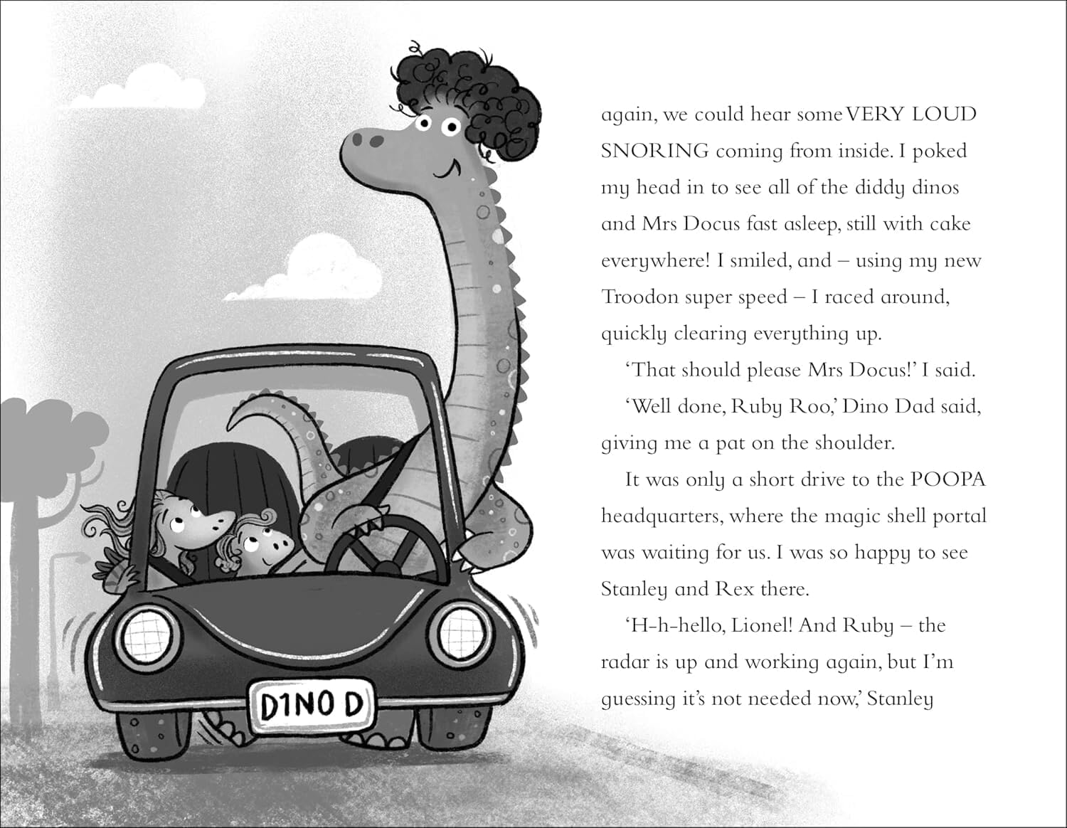 Dino Dad paperback book set by Andy Day featuring Ruby Thumb and Dinotropolis dinosaurs