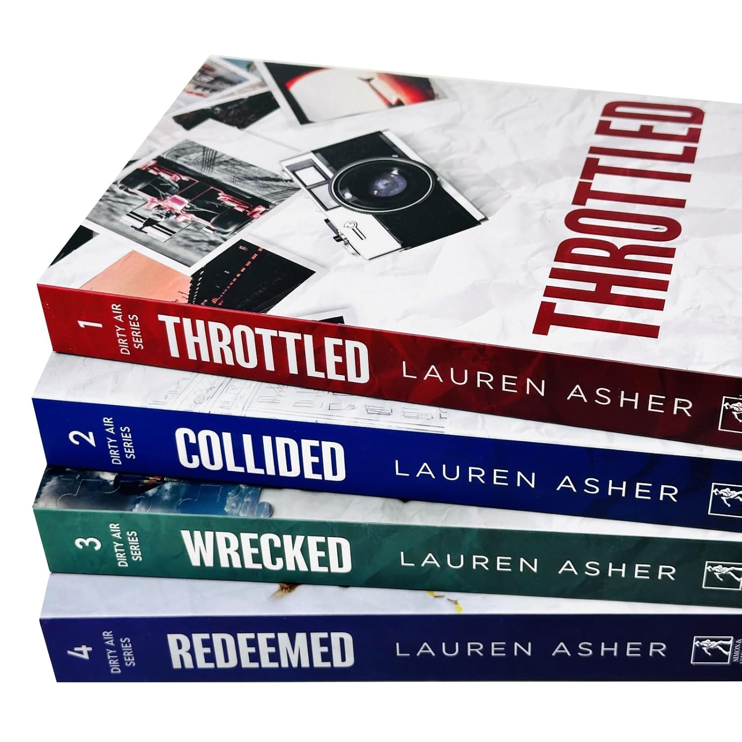 The Dirty Air Boxed Set by Lauren Asher - Formula 1 Sports Romance Paperback Collection
