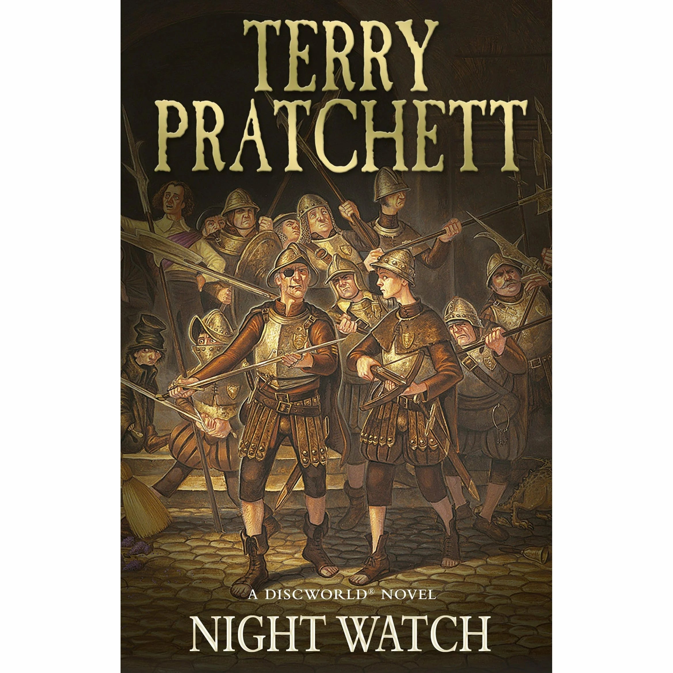 Night Watch paperback cover, part of the Discworld Series 6 collection by Terry Pratchett