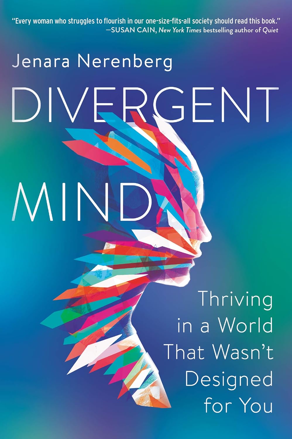 Divergent Mind by Jenara Nerenberg, paperback neurodiversity book cover