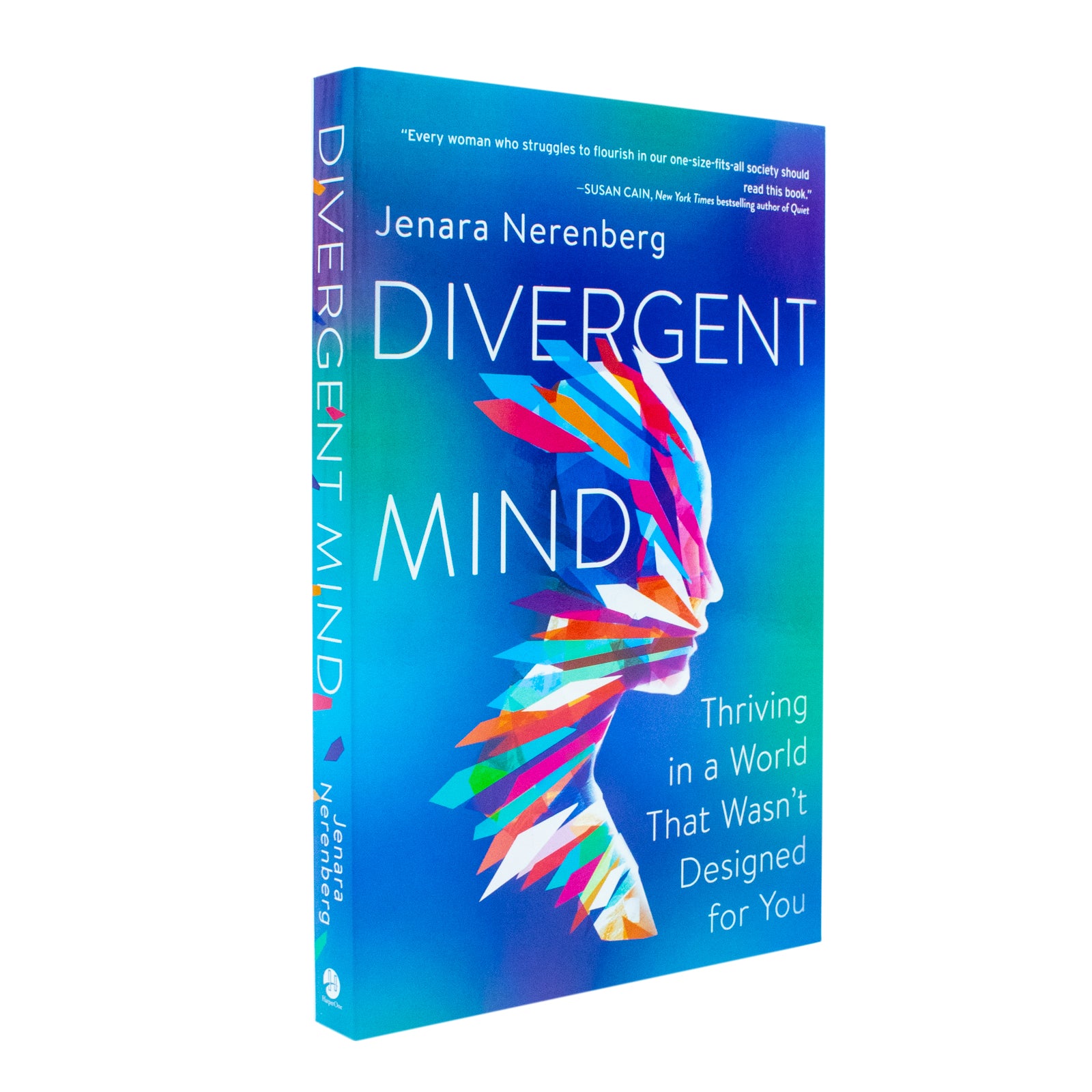 Divergent Mind by Jenara Nerenberg - Paperback, inside pages showing neurodiversity content