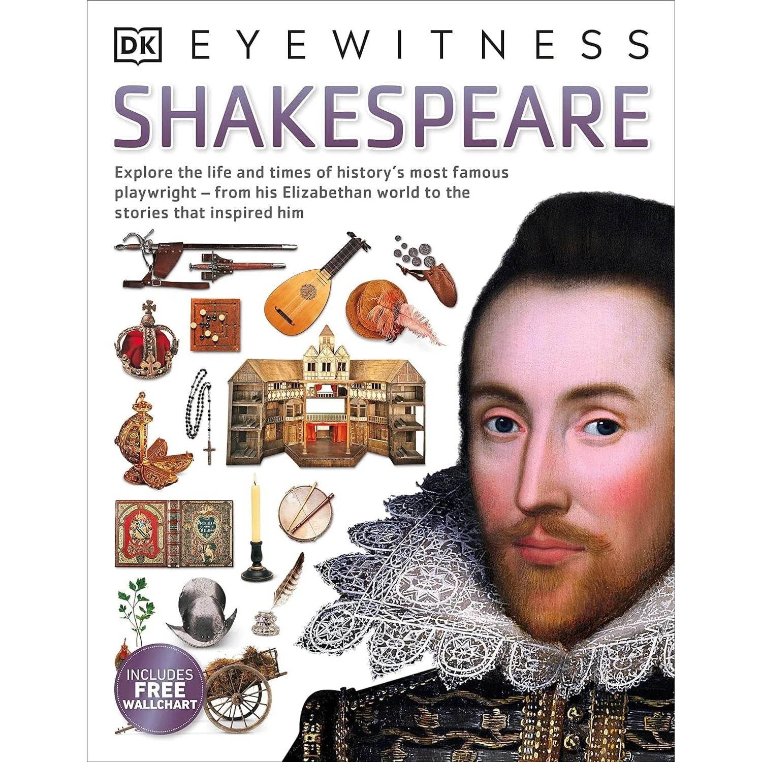 DK Eyewitness Collection 4 Books Set paperback covers laid out - Ancient Greece Tudor Shakespeare Victorians
