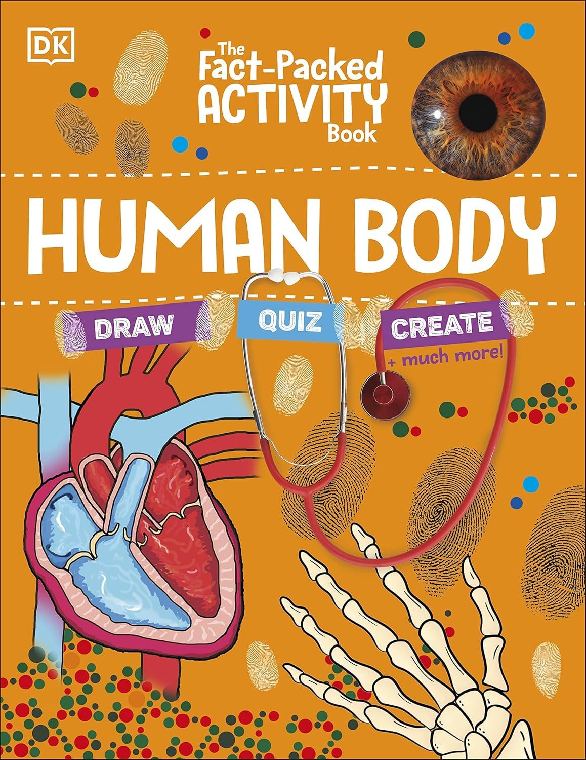 DK Fact-Packed Activity Book 4 Books Collection Set - Space, Dinosaurs, Animals & Human Body paperback set for ages 5-9