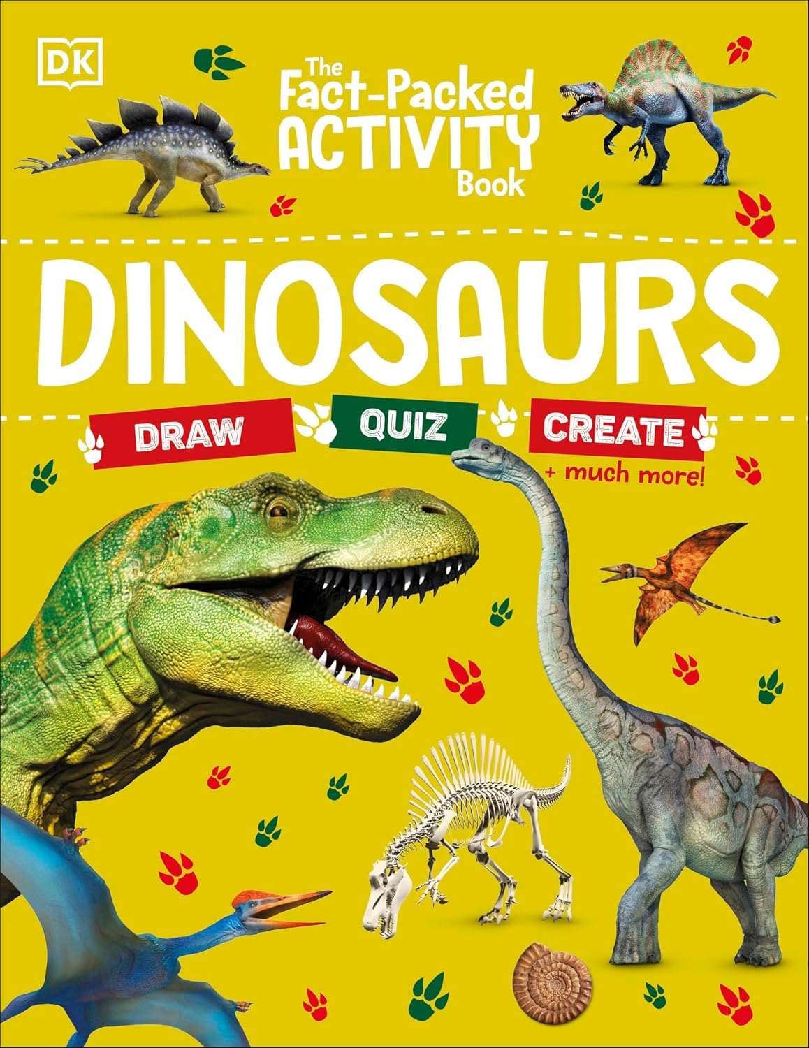 The Fact-Packed Activity Book: Animals by DK - paperback activity book cover for ages 5-9