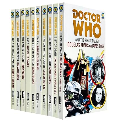 Doctor Who Target Collection 10 Books Set - Pirate Planet, City of Death, Crimson Horror and more - brand new paperback novelisations