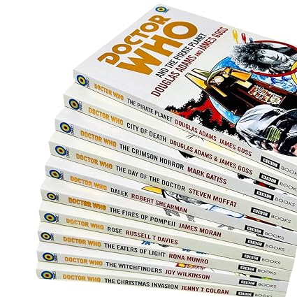 Doctor Who Target Collection 10 Books Set paperback covers - ten Doctor Who novelisations spanning classic and modern Doctors
