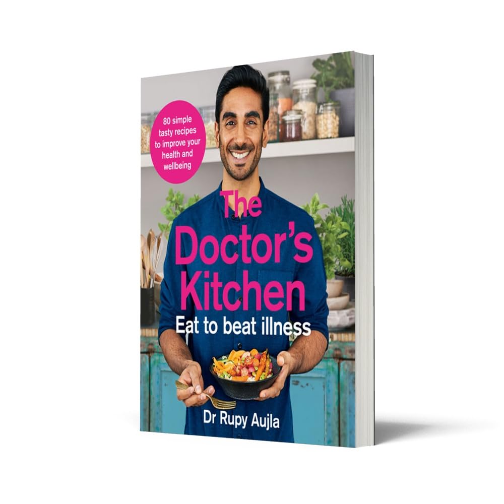 The Doctor's Kitchen Eat to Beat Illness by Dr Rupy Aujla - paperback back cover with reviews and blurb