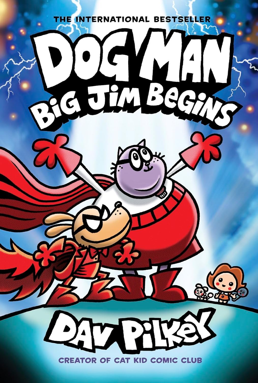 Dog Man 13: Big Jim Begins by Dav Pilkey - hardcover graphic novel cover, ages 7-9