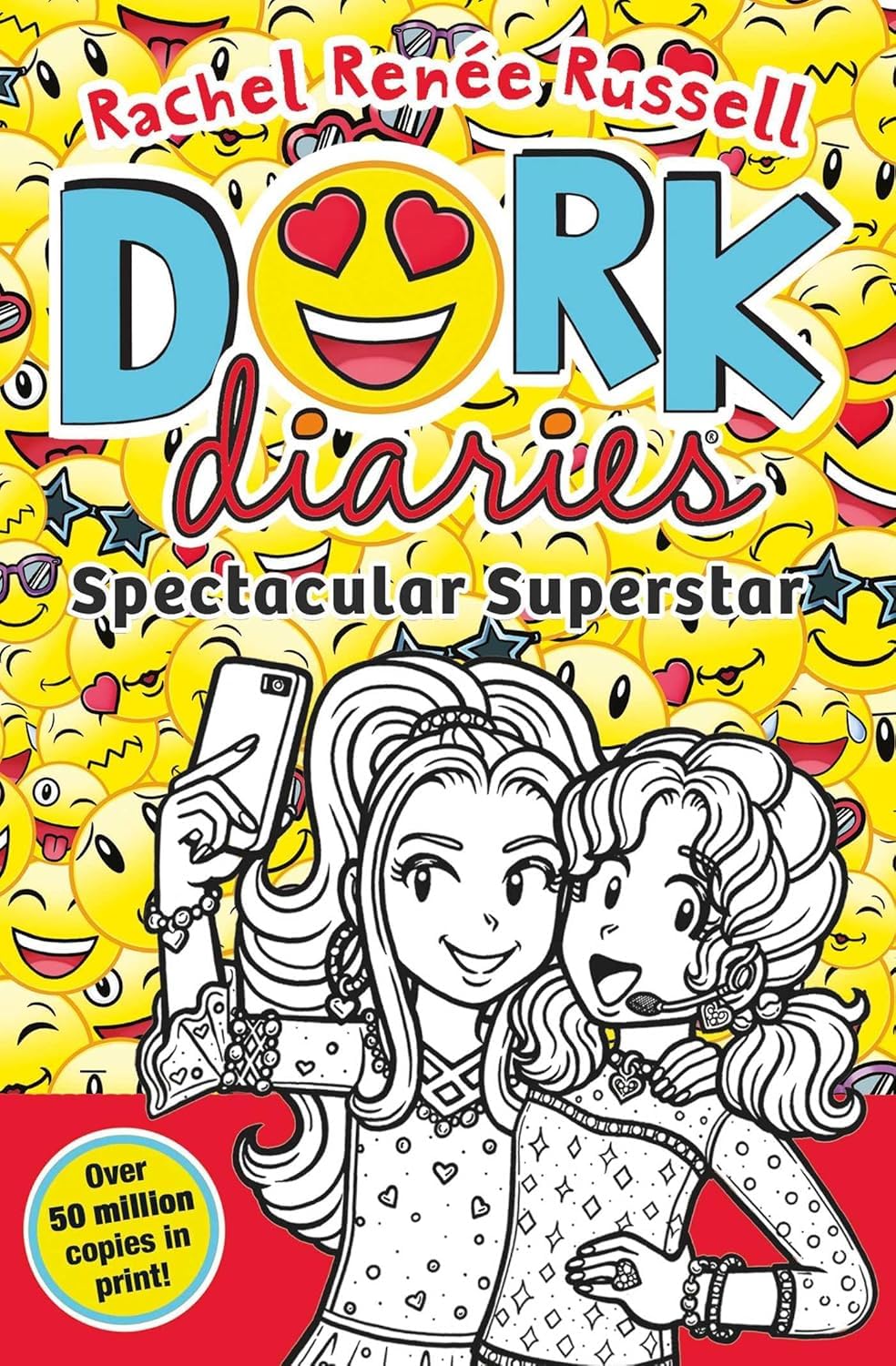 Dork Diaries Spectacular Superstar paperback cover - part of 6 book collection set