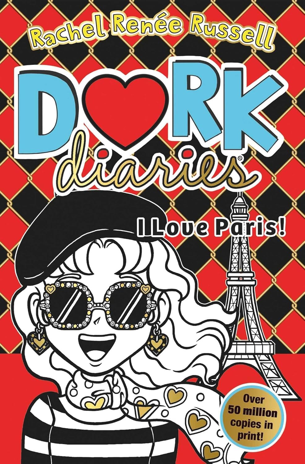 Dork Diaries I Love Paris paperback cover - part of 6 book collection set