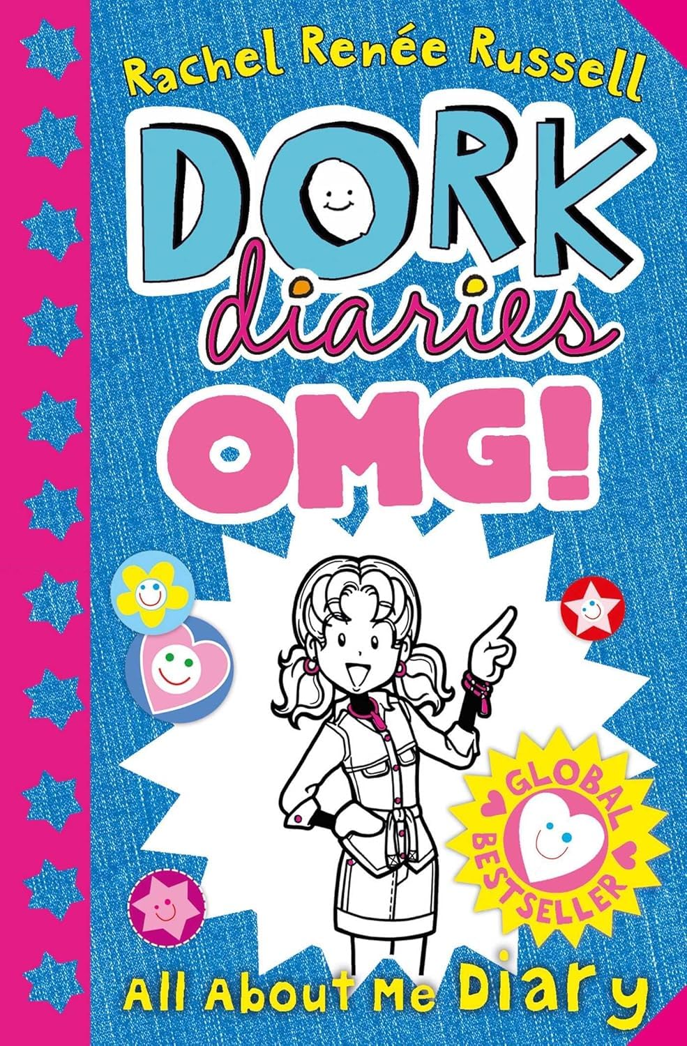 Dork Diaries OMG All About Me guided diary journal paperback cover