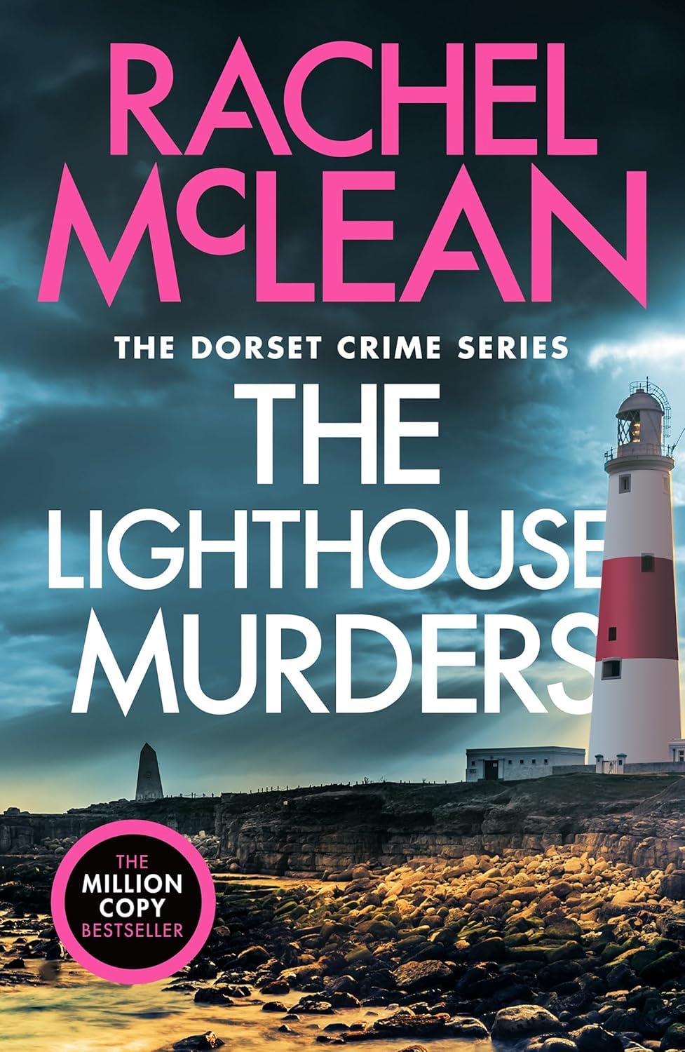 Dorset Crime Series 7-9 by Rachel McLean 3 book paperback set spine view