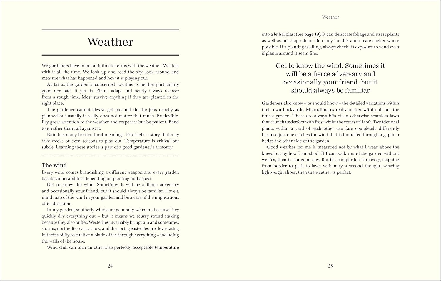 Down to Earth: Gardening Wisdom by Monty Don - Hardcover inside page with garden photography