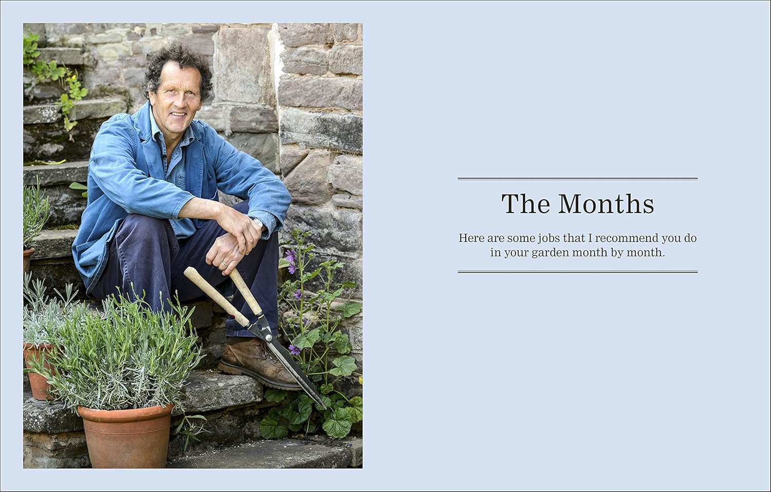 Down to Earth: Gardening Wisdom by Monty Don - Hardcover spine and cover detail