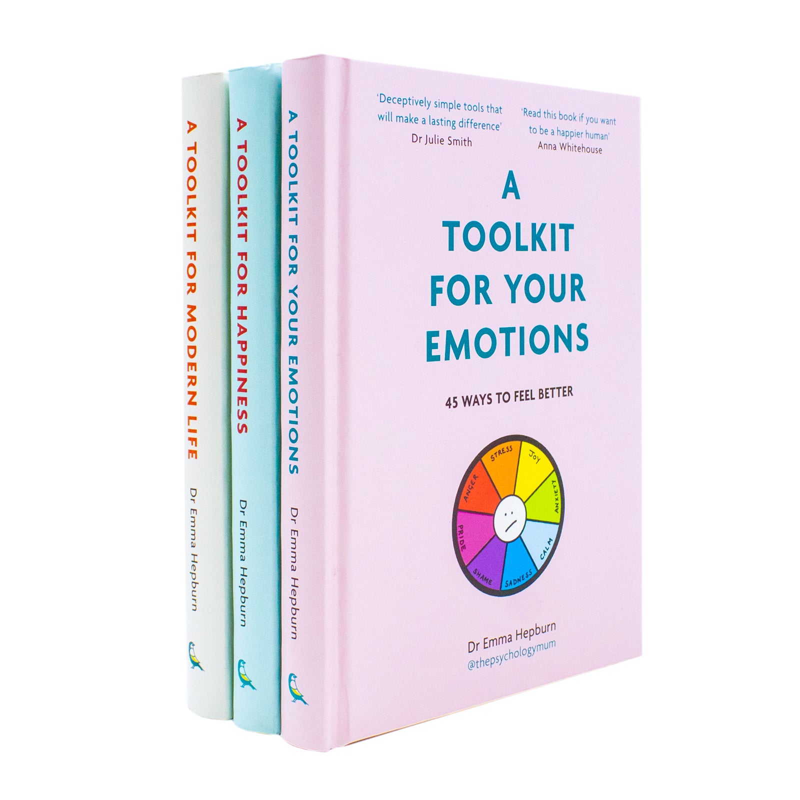 Dr Emma Hepburn 3 Books Collection Set - A Toolkit for Happiness, Modern Life and Your Emotions - Hardback
