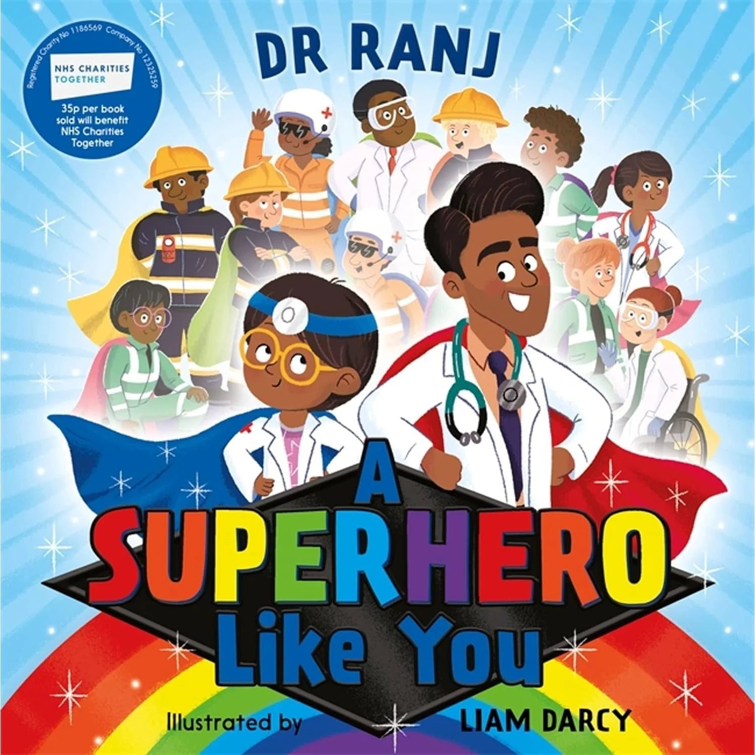 Detail view of Dr Ranj Singh's 3 Books Collection Set paperback picture books, ages 3-5