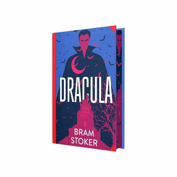 Dracula by Bram Stoker hardback back cover with blurb, Gothic vampire horror classic