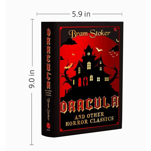 Dracula and Other Horror Classics by Bram Stoker - leather-bound hardback interior pages