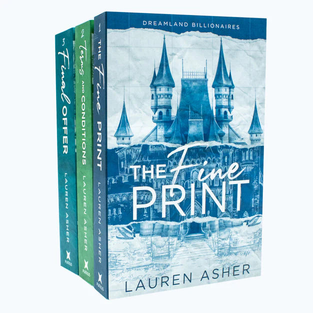 Dreamland Billionaires Series 3 Books Collection Set by Lauren Asher - The Fine Print, Terms and Conditions, Final Offer - Paperback