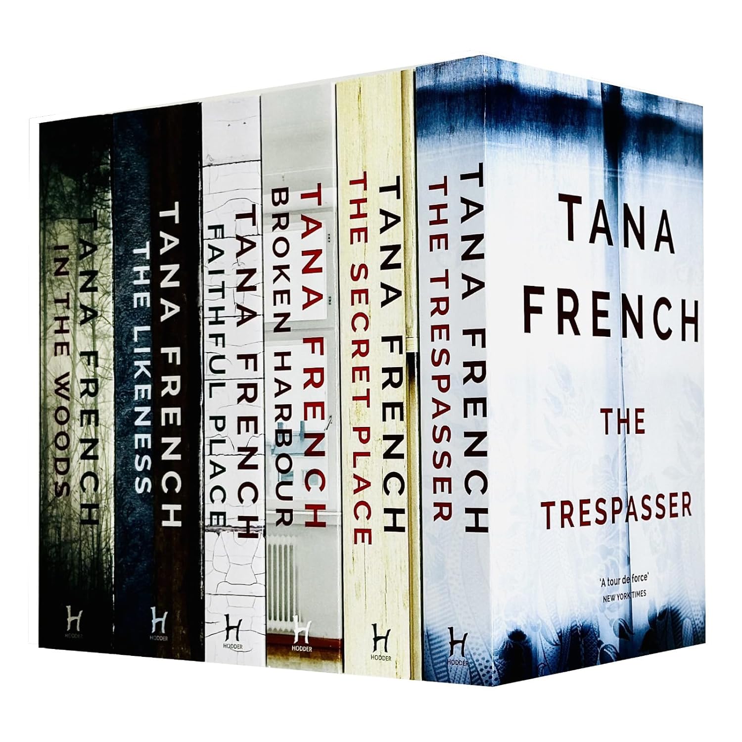 Dublin Murder Squad Series by Tana French 6 Books Collection Set - Paperback - In the Woods, The Likeness, Faithful Place, Broken Harbour, The Secret Place, The Trespasser