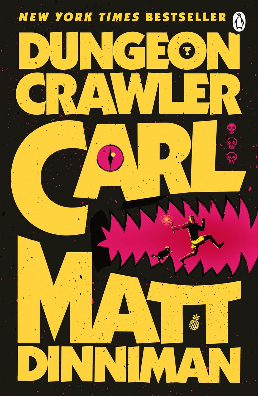 Dungeon Crawler Carl Book 1 by Matt Dinniman - UK Hardback edition cover, Dungeon Crawler Carl series