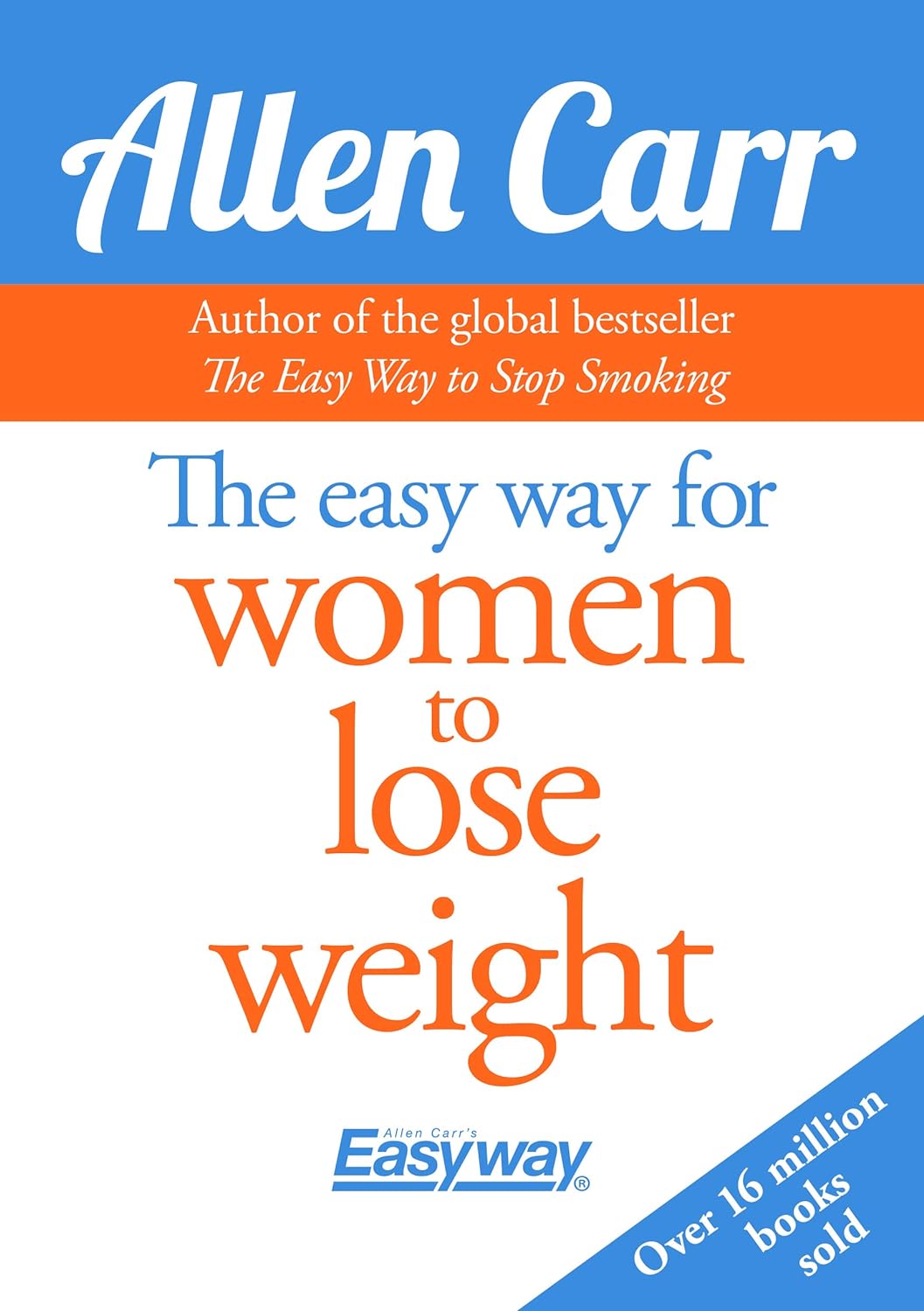 The Easy Way for Women to Lose Weight by Allen Carr - Paperback self help book cover