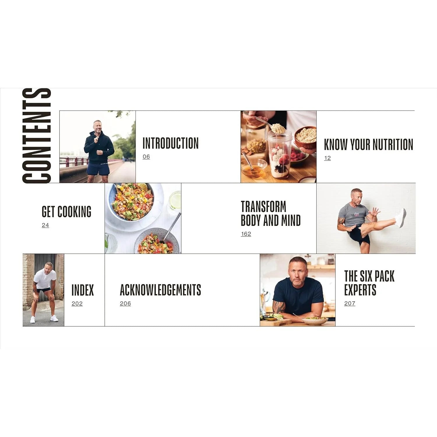 Eat Your Way to a Six Pack by Scott Harrison - back cover with book description