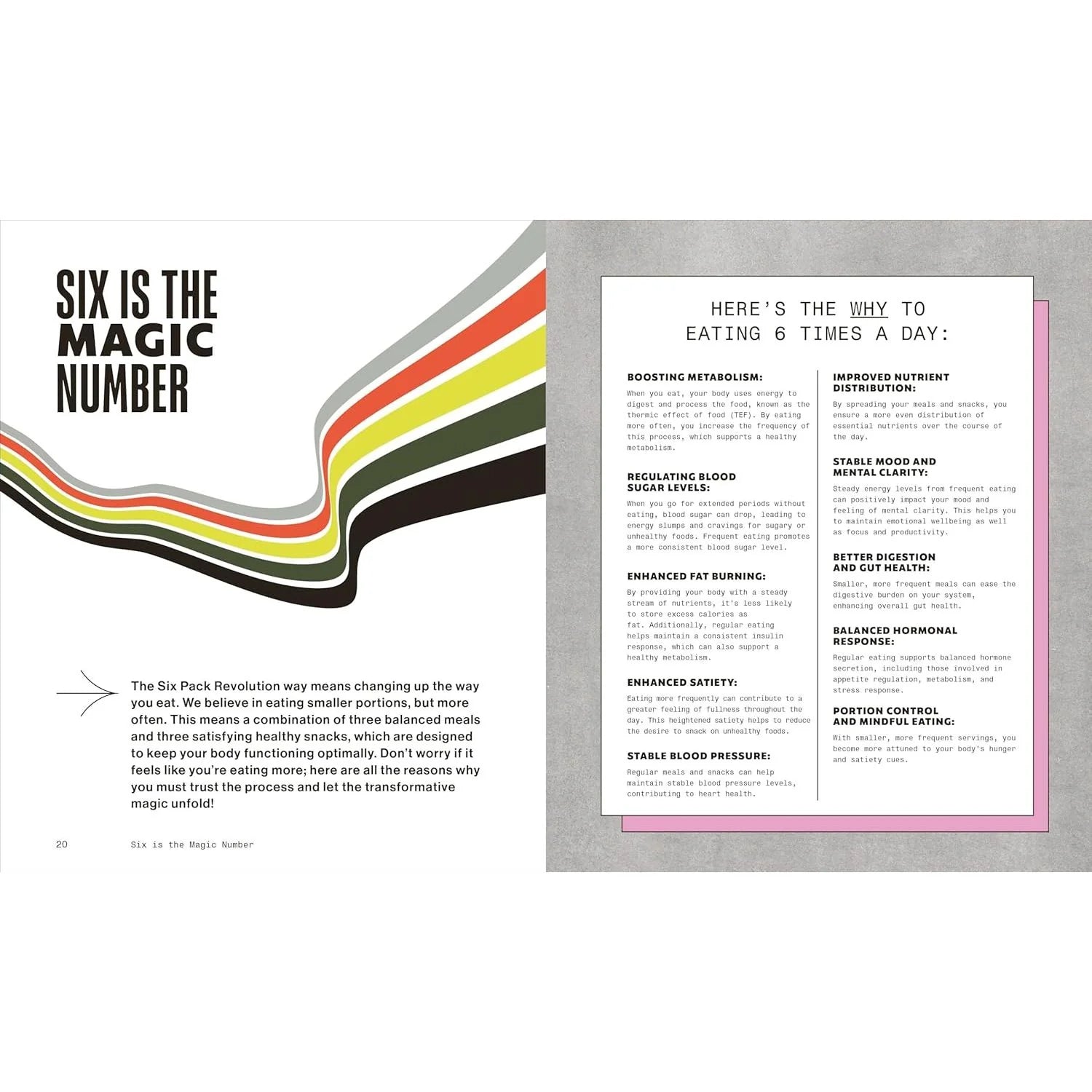 Eat Your Way to a Six Pack by Scott Harrison - whole food recipe page spread