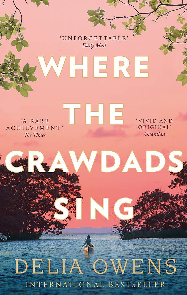 Close up of Where the Crawdads Sing and The Midnight Library paperback book covers in the 3 book collection set